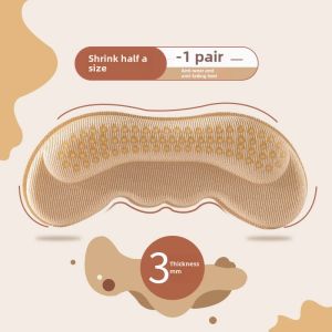 Heel Cushion Pad Anti-Slip Handy Gadget Anti-Blister Sports Insole Heel Cushion Pad Half Insole Womens Shoe Size Adjustment Shoes Big Change Small