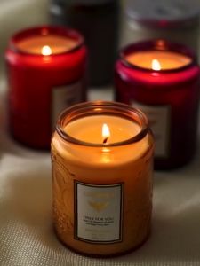 Nến thơm cầu vồng nến thơm phòng không khói thư giãn khử mùi trang trí decor size lớn nến thơm candle cup