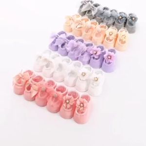 ( มีคูปองส่งฟรี) ถุงเท้าเด็กแรกเกิด ถุงเท้าเด็ก ดีไซน์น่ารัก ยืดหยุ่น คุณภาพดี มีกันลื่น สำหรับเด็ก 0-1 ขวบ V6