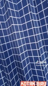 gorden motif kotak model plisket kawat S gorden jendela gorden pintu gorden kotak kotak aesthetic