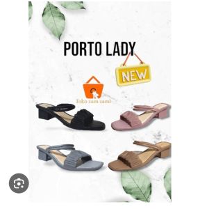 sandal tali hak zks untuk wanita