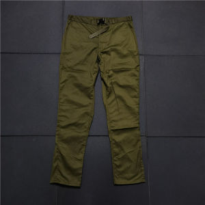Slim Fit Mens Casual Pants with Slanted Pockets Durable Fabric Straight Leg Fashionable Urban Style Spring Autumn Wear