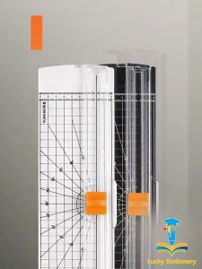 Portable Paper Trimmer Plastic Paper Cutter A4 Size Office Cutting Paper Tools with 5 Blades