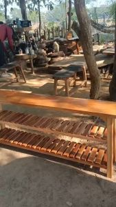 ชั้นวางของ ชั้นวางรองเท้า ม้านั่งยาว ม้านั่ง แข็งแรง ทนทาน 25*150*60 ซม