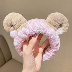 Rine Beauty ที่คาดผมหูแมว ที่คาดผมหูกระต่าย หูแพนด้า ที่คาดผมล้างหน้า ที่คาดผมเกาหลี ผ้าคาดผม ที่คาดผมน่ารักๆ plush cat ears headband Korean HairBand cute headband