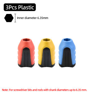 Magnetic Bit Holder Magnetic Ring Strong Magnetizer Demagnetizer 6.35mm Phillips Cross Head Screwdriver Bits Holder Hand Tools