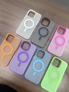 Transparent for Magsafe Magnetic Phone Case for Motorola Moto G86 G56 G35 Edge 60 Pro Fusion 50 Neo 5G PC Candy Shockproof Cover