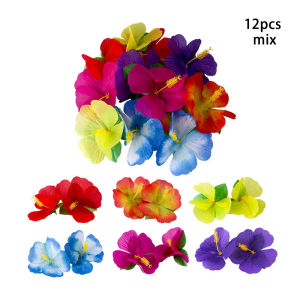 Straw Color Table Skirt For Tropical Hawaiian Party Decoration Summer Flamingo Theme Luau Party Birthday Wedding Decor Supplies