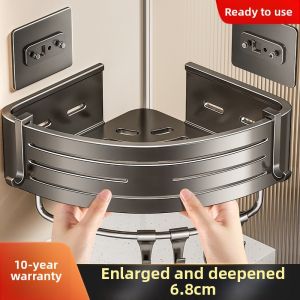 MIVOFIVO | Bathroom Corner Wall Mount Shelf