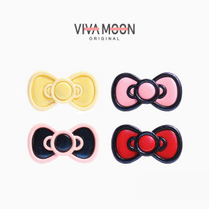 Cute Cartoon Butterfly Knot Hair Clip Sweet Girl Heart Side Hair Accessory Bangs Forehead Clip Acrylic Material Hair Card