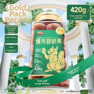 Three Squirrels | Premium Large Kernel Pecan Nuts 420g