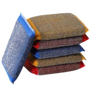 6Pcs Kitchen Dishwashing Sponge Does Not Hurt Pot Brush Pot Artifact Household Scratch-free  Sponge Wipe Brush Cleaning tools