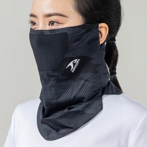 WRELS | 1/2/3PCS Summer Face Mask Sunscreen Ice Silk Face Cover Neck Protection Mask UV Blocking Lightweight Travel Cycling Mask