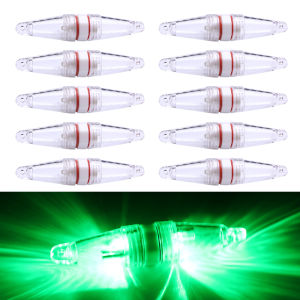 10 pcs new double-sided flashing fishing lights lights for attracting fish underwater during night fishing LED hairtail light