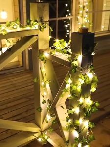 Dây Lá Nho Lá Phong Giả Dài 220CM Sắc Nét Như Thật Trang Trí Nhà Cửa Bàn Tiệc Hàng Rào Tạo Không Gian Xanh Mát