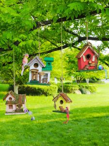 Outdoor Artificial Solid Wood Bird Nest Bird House Birds Nest Balcony Garden Courtyard Layout Gardening Decoration Ornaments