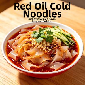 WENXIANGZAN | Convenient Ready-to-Eat Authentic Shaanxi Spicy Sesame Sauce Chili Oil Cold Noodles
