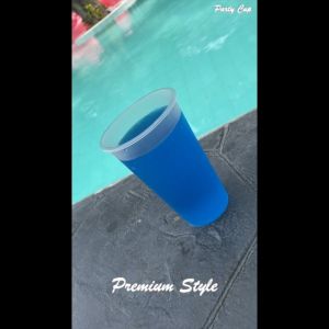 แก้วพลาสติก PP ชนิดพรีเมียม 16 ออนซ์ คุณภาพดี ใช้ซ้ำได้ ถ้วยCamping ถ้วยParty Cup 25 ใบ/แพ็ค งานปาร์ตี้ แคมป์ปิ้ง แก้วน้ำ แก้วกาแฟ แก้วใส่อาหาร