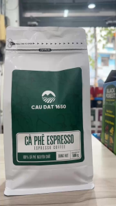 Date 03/28 Cà Phê Espresso Hạt Cầu Đất Túi 500gr