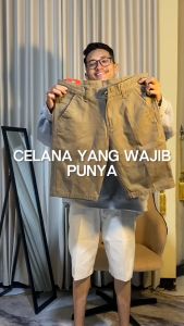 SUWALL Celana Kanvas Pendek Pria Non Stretch SWL02