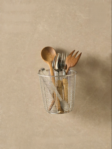 SIYUE | Water Draining Stainless Steel Cutlery Organizer Wall-mounted