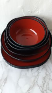 Mangkok ramen cantik serbaguna paket murah meriah 12 pcs model jepang 6 model