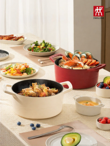 ZWILLING | Enamel Pot for Simmering Soups Cream White 22cm