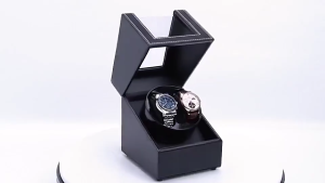 MODOFO Dual-Station Automatic Watch Winder & FRUCASE 1/2-Position Rotating Shaker Box - Fast Local Delivery Included
