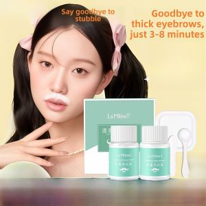 Light Brown Golden Bleach Eyebrow Cream Hair Removal Facial Hair Dye for Women Lip Hair Removal Professional Bleaching