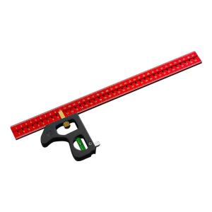 30/40 ซม.อลูมิเนียมอัลลอยด์มุมไม้บรรทัดความแม่นยําสูง Professional Heavy Duty งานไม้พร้อม Movable Scale สําหรับช่างไม้ DIY