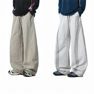 Mark Fairwhale | Summer Light Wide Leg Breathable Mens Pants