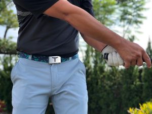Teeoff Golf Web Belt Reversible with Metal Buckle (3 pcs for a set )  two different side for many kind of places