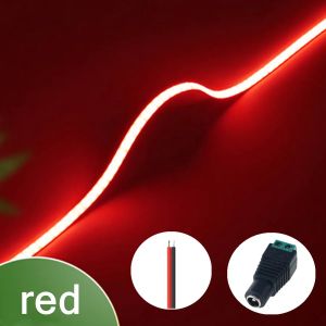 12V Ultra Thin COB LED Strip 3mm Colorful Dimmable 3000K 4000K 6000K High Density Flexible Light 400LEDs for DIY Home Decor Lamp