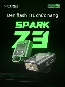 VILTROX(Viltrox) | Đèn Flash Viltrox Spark Z3 TTL Siêu Nhẹ Thiết Kế Cyberpunk Dành Cho Máy Ảnh Mirrorless & DSLR