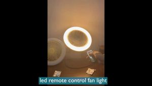 Kipas Angin Plafon 2-In-1 Multifungsi Lampu LED 36W Ceiling Fan Light