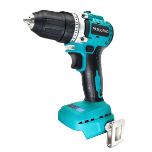 10mm Cordless Brushless Drill Electric Hand Drill Screwdriver 2 Speed 23 Torque Setting fit Makita 18v Battery
