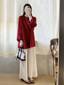 QFN | Vintage Fashion Autumn New Year Outfit Set