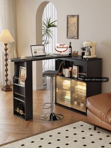 YANGYING | Expandable American Style Bar Table with Rotatable Function