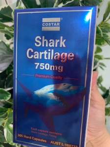 sụn vi cá mập Shark Cartilage chai 365 viên hãng costar của Úc - Bổ xương khớp hỗ trợ giúp khớp mềm dẻo và khỏe mạnh hỗ trợ giảm đau nhức khô cứng khớp
