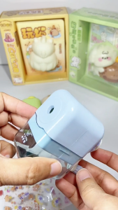 กบเหลาดินสอแบบตั้งโต๊ะ เหลาดินสอ กบเหลามือหมุน เครื่องเขียน อุปกรณ์การเรียน  พร้อมส่งในไทย