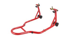 Red&Black Motorcycle Stands Front & Rear Wheel Support Frame Tire Repair Tools Motorbike Stands Swingarm Lift Full Set For Wheel Repairing