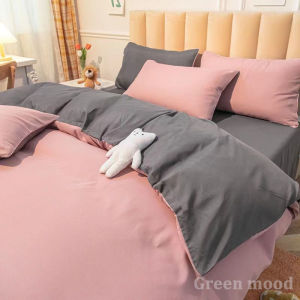 3 ชุดผ้าปูที่นอนโทนสีพื้น ชุดเครื่องนอน ราคา 4 ชิ้น บริการ 1 ชิ้น ผ้าปูสกัด 1 ชิ้น ผ้าหมอนสกัด 2 ชิ้น ผ้าฝ้าย 100%