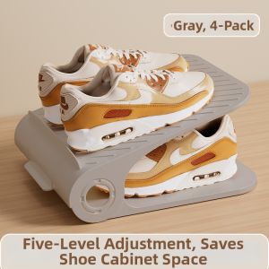 XUANG | Shoe Organizer Aromatic Deodorizing Shelf Adjustable Double Layer
