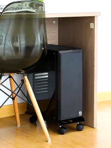 Adjustable CPU Roller Stand with Wheels for Computer PC Case