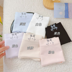 New Pure Cotton Seamless Underwear Triangle Thin Model Comfortable mid Waist Antibacterial Crotch for Young Girls And Students