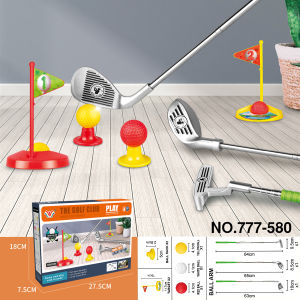 1set childrens golf club set outdoor sports toys sports games competitive indoor interactive retractable golf club set toys
