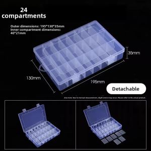 Transparent Storage Box For Electronics Small Parts