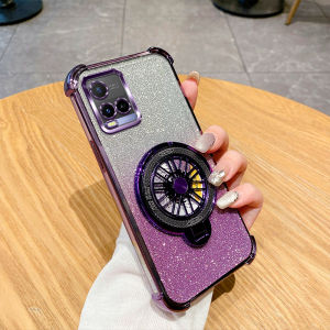 VivoY21 Ultra-Thin Full-Coverage Magnetic-Security Gyro Stress-Relief Mobile Phone Case Creative Luxury Shock-Proof Design