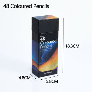GD Christmas 12/24/48/72 Colors Oily Art Colored Pencils Set Childrens Drawing Pens Colouring Student Pencil Set