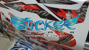 Wave Dash Striping (Customized Design) Sticker Decals